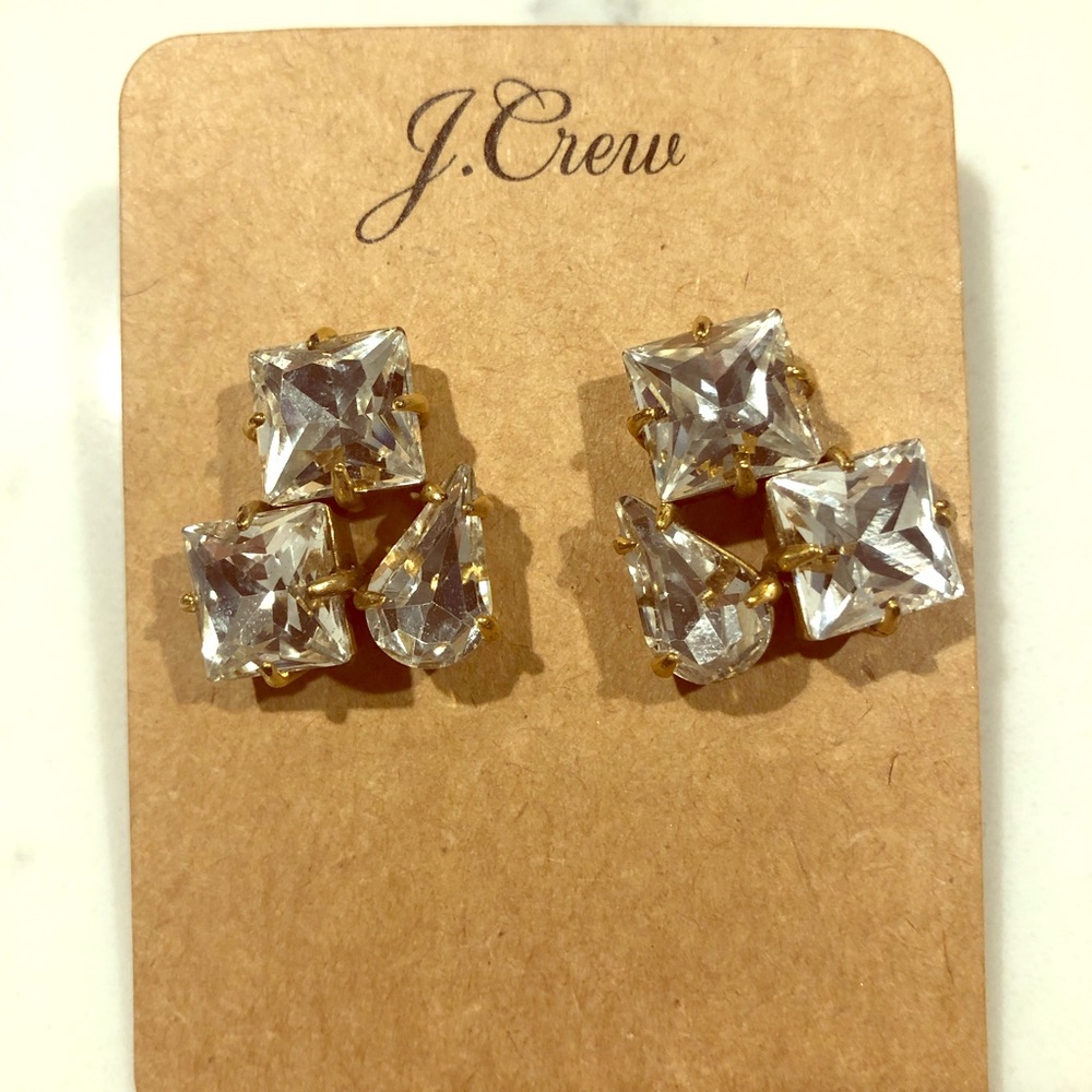 JCrew stone earrings NWT